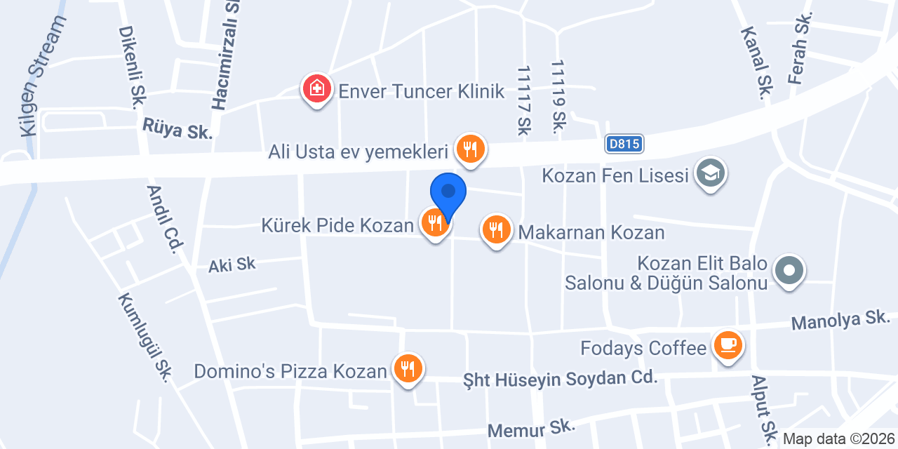 Kozan Matematik Evi konumu