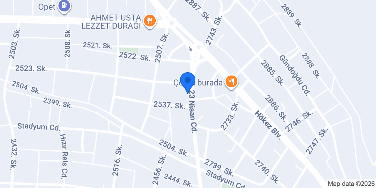 Bucak Ertuğrul Gazi Ortaokulu konumu
