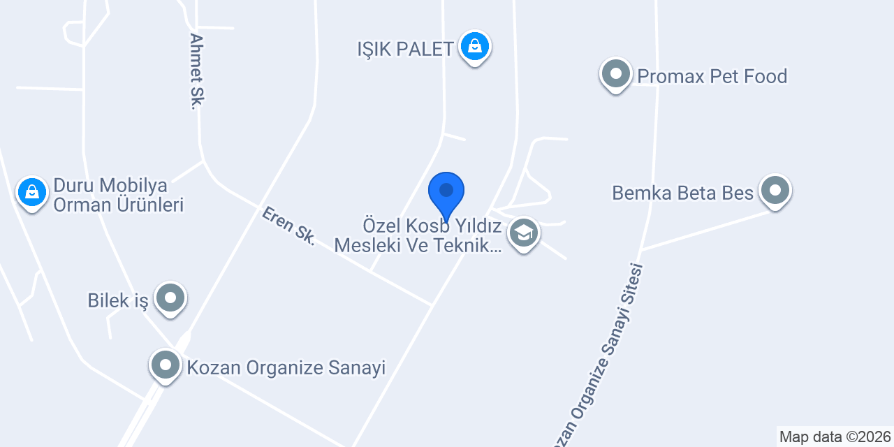 Şamlıoğlu zeytin ve zeytinyağı kozan fab. konumu