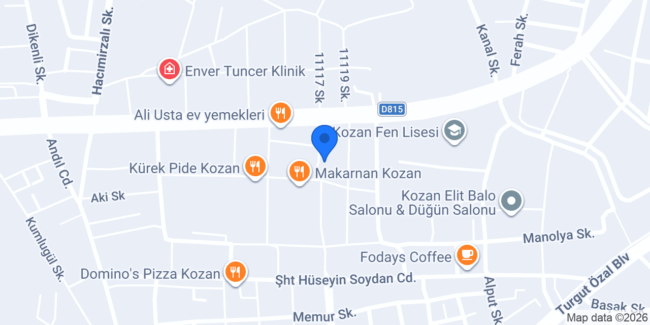 Oses Çiğ Köfte konumu