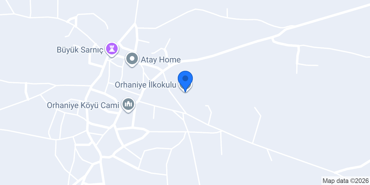 Orhaniye İlkokulu konumu