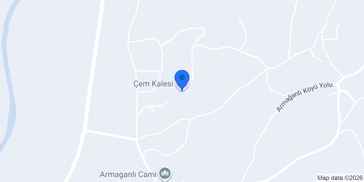 Çem Kalesi konumu
