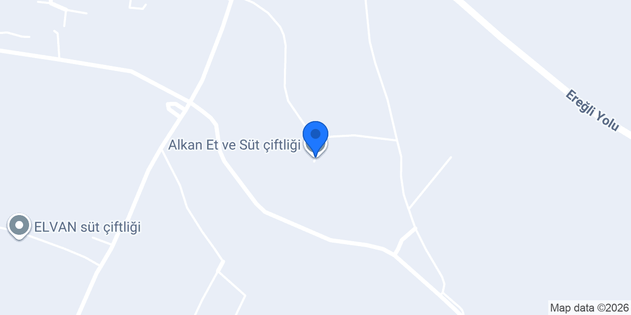 Alkan Et ve Süt çiftliği konumu