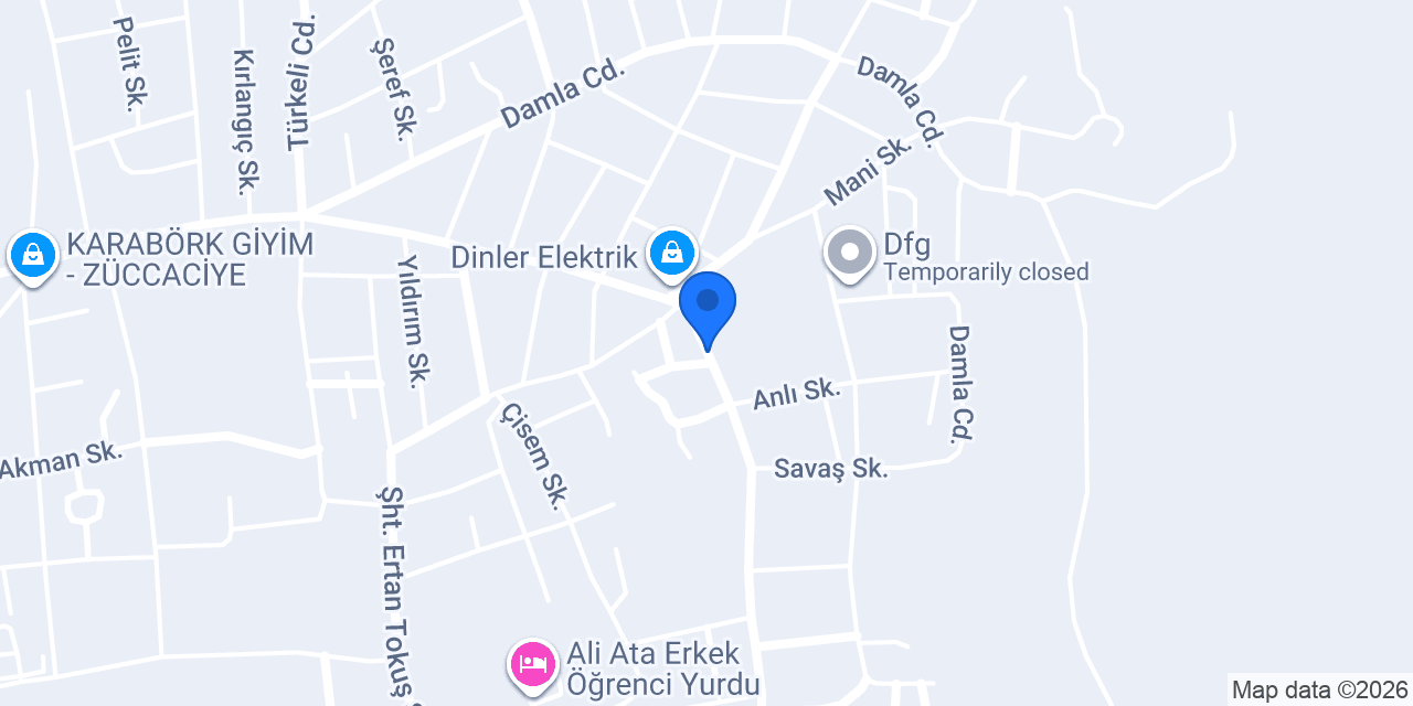 HK Davet Evi konumu