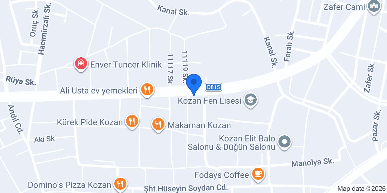 Hilmi Tanrıverdi İnşaat konumu