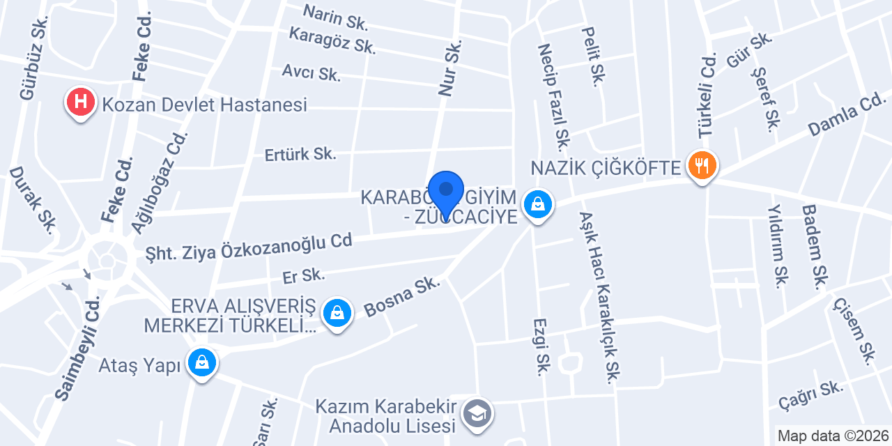 Belen Döşeme Ve Mobilya konumu
