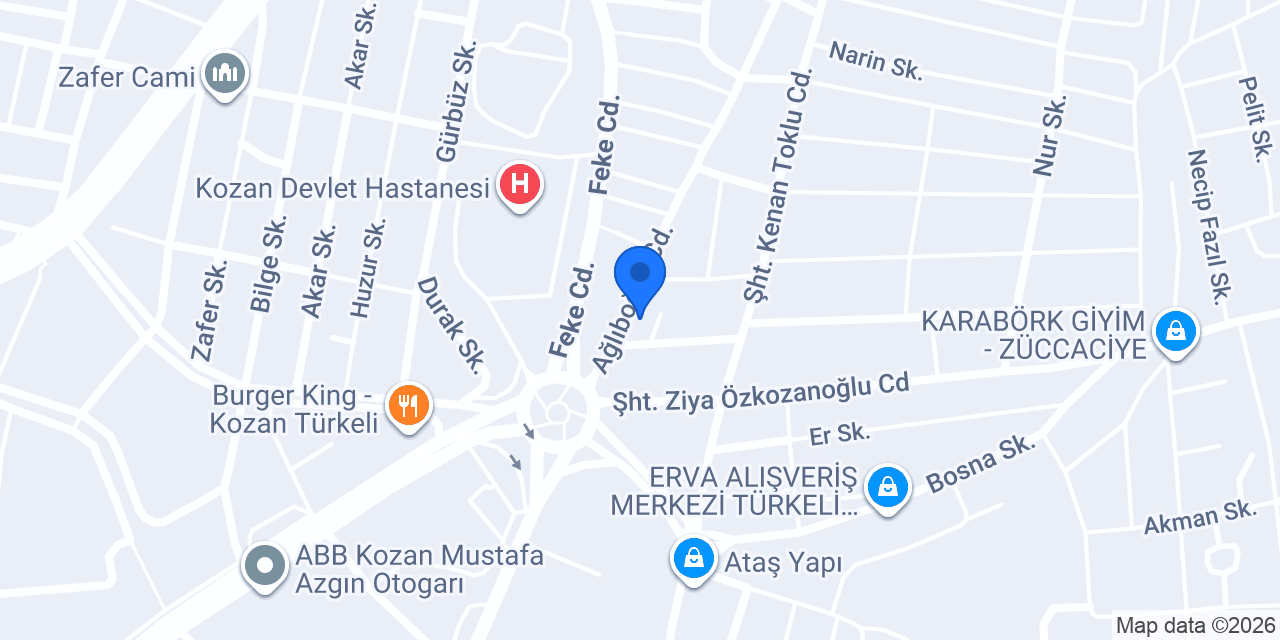 Şengül Ticaret - Beyaz eşya & Mobilya konumu
