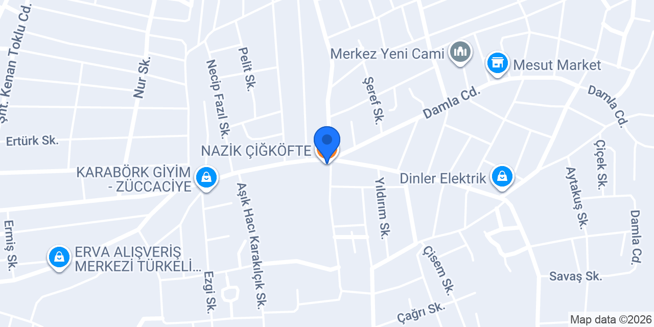 NAZİK ÇİĞKÖFTE konumu