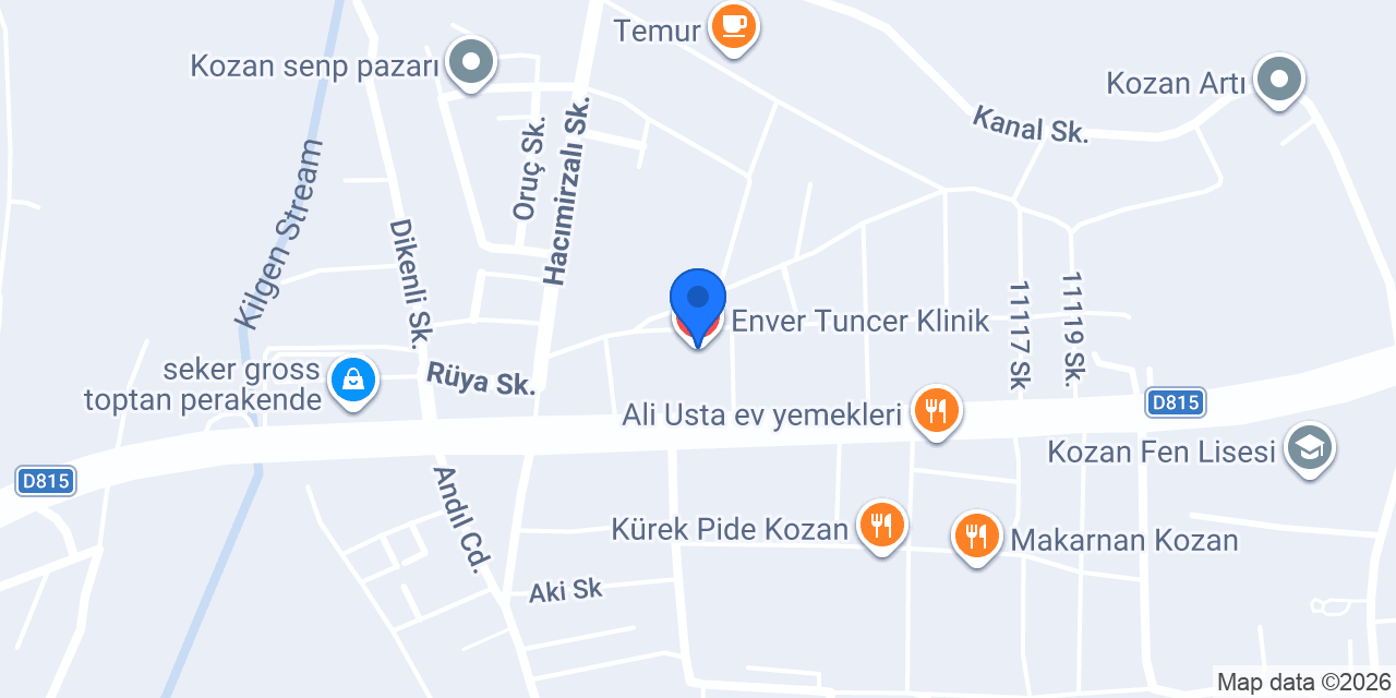 Enver Tuncer Klinik konumu