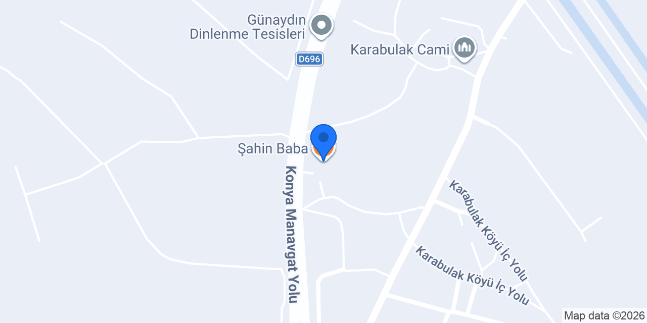 Şahin Baba konumu