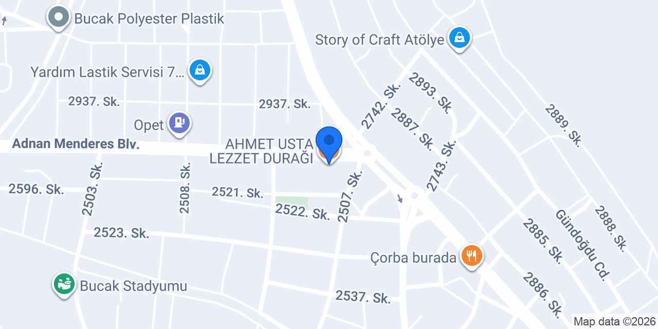 AHMET USTA LEZZET DURAĞI konumu