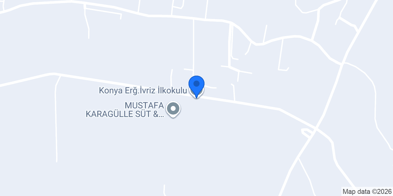 Konya Erğ.ivriz İlkokulu konumu