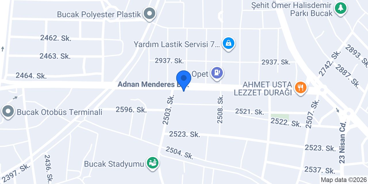 Özcanlar Elektrik Sondaj Hafriyat konumu