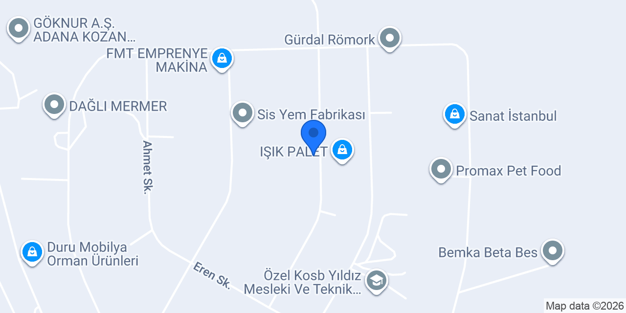 Kayı pelet konumu