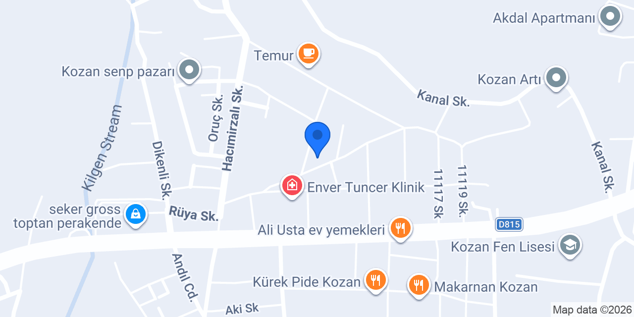 Vedat Kayış Mimarlık konumu