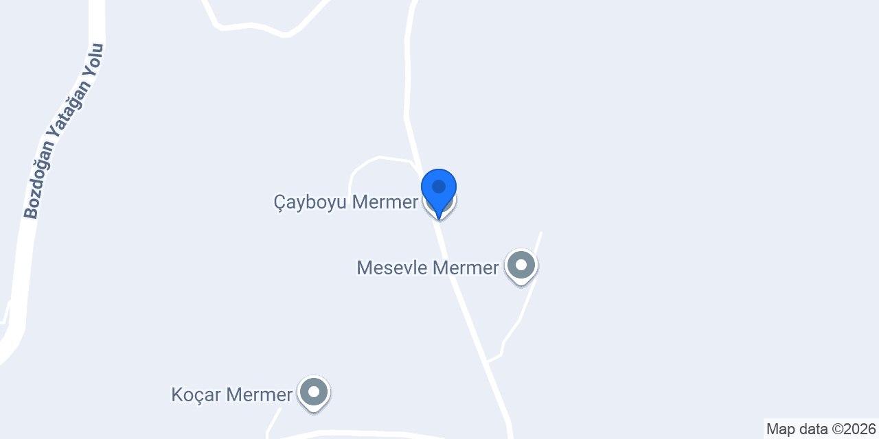 Çayboyu Mermer konumu