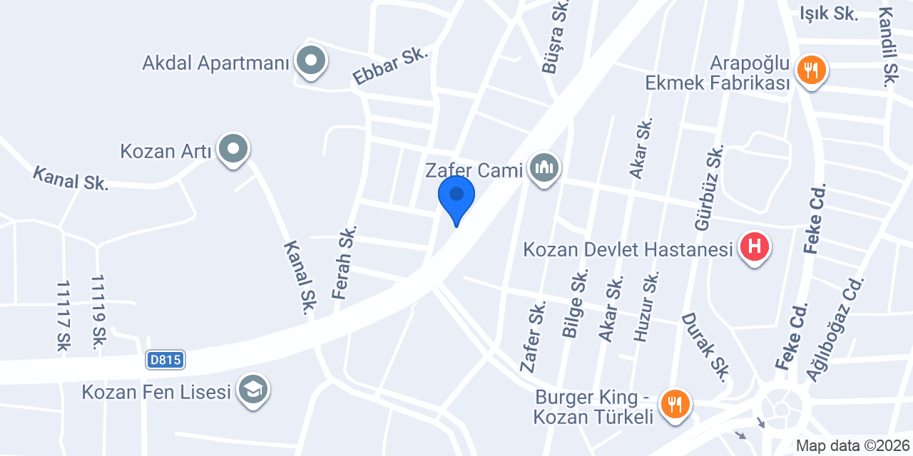 Öz Emlak konumu