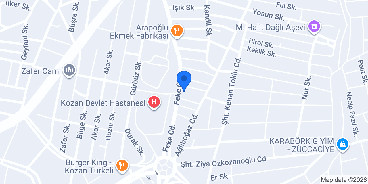 Oğuz Eczanesi konumu