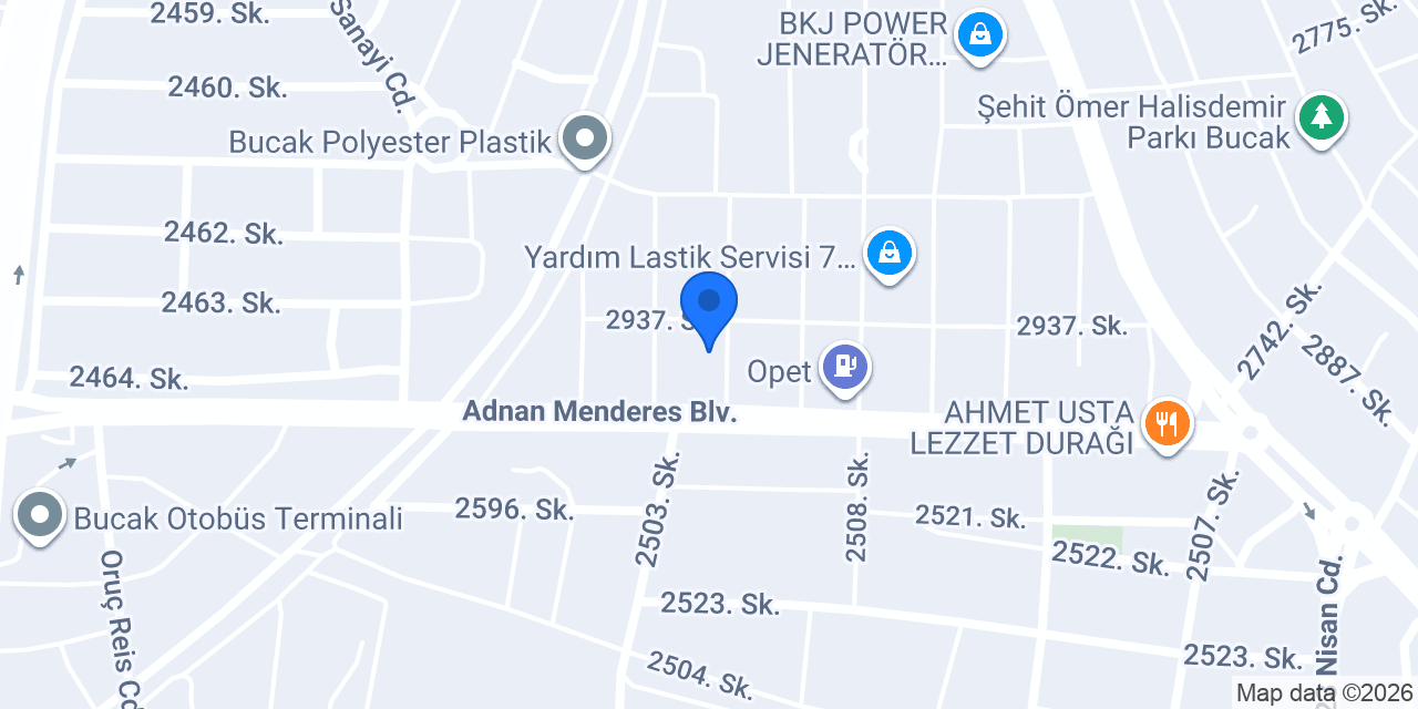 DEMİRCANLAR TEL SAN.ve TİC.LTD.ŞTİ. konumu
