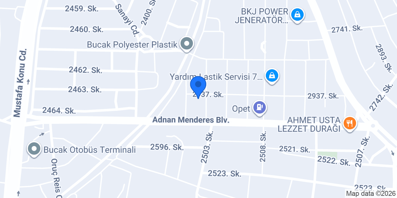 Süsler Mobilya konumu