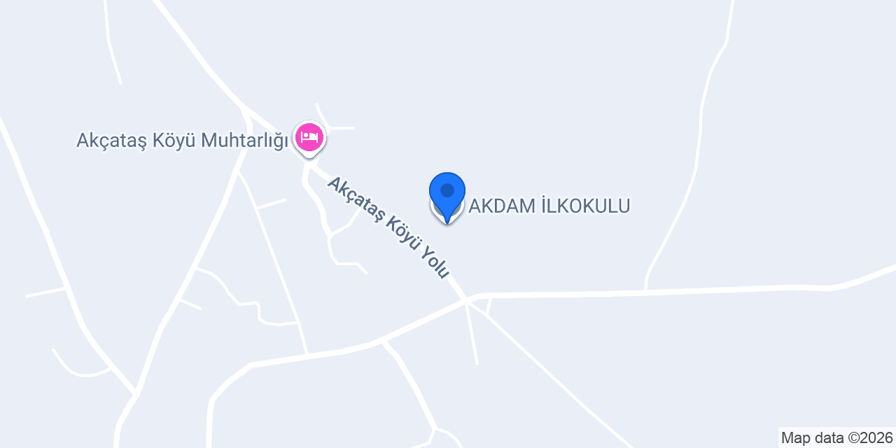 AKDAM İLKOKULU konumu