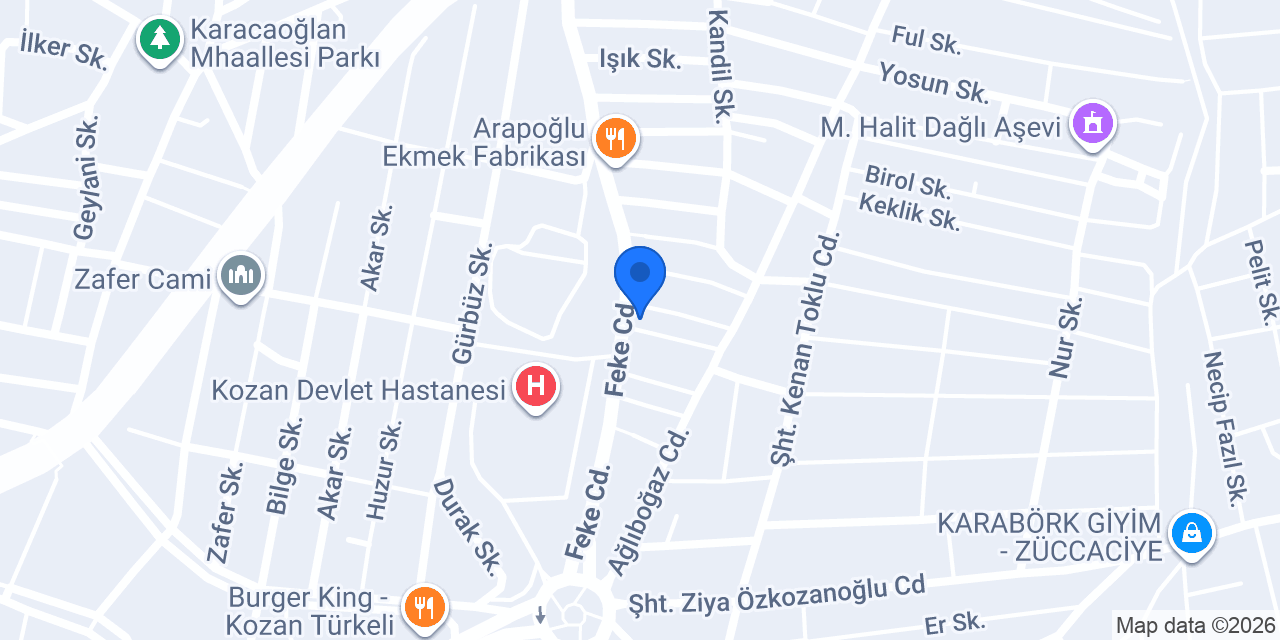Yeniçeri Eczanesi konumu