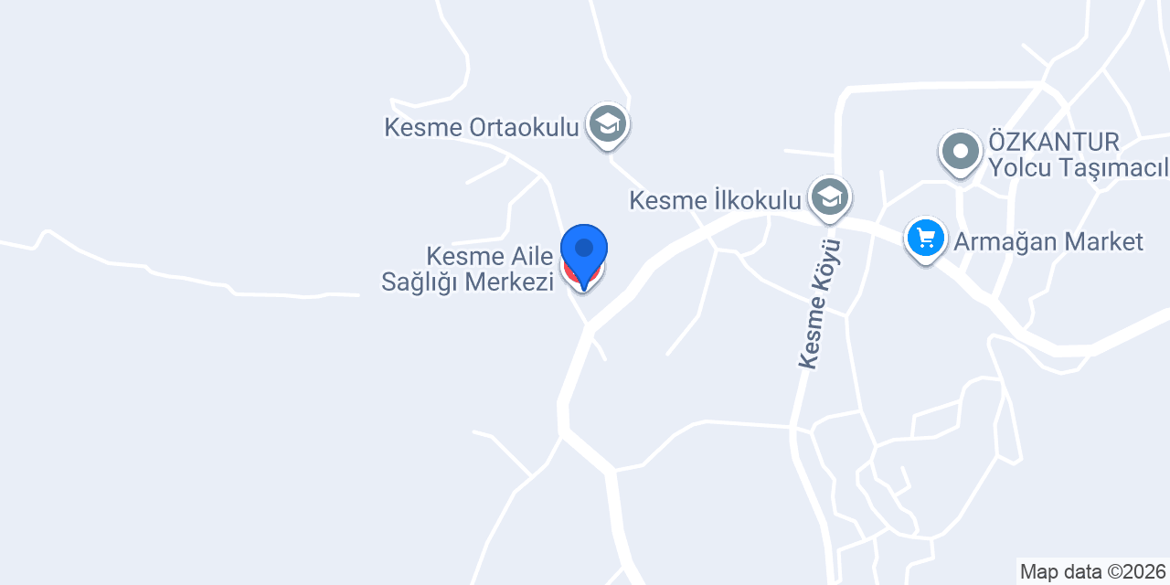 Kesme Aile Sağlığı Merkezi konumu