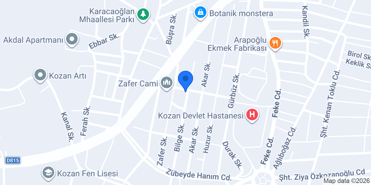 Dikbaşlar Mobilya konumu