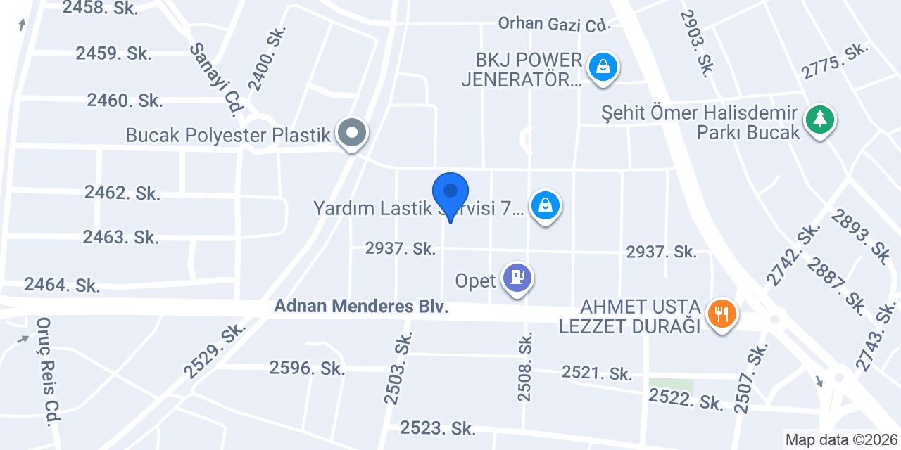 Sahra Mobilya konumu