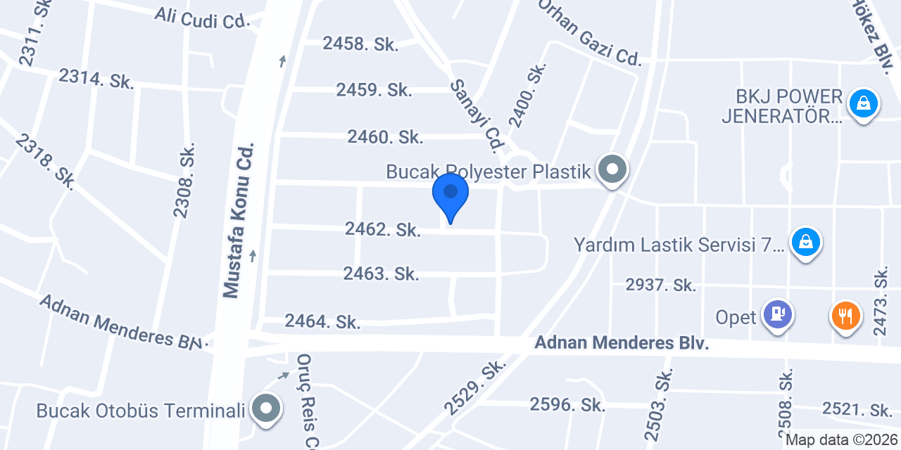 Sönmez Oto Elektrik konumu