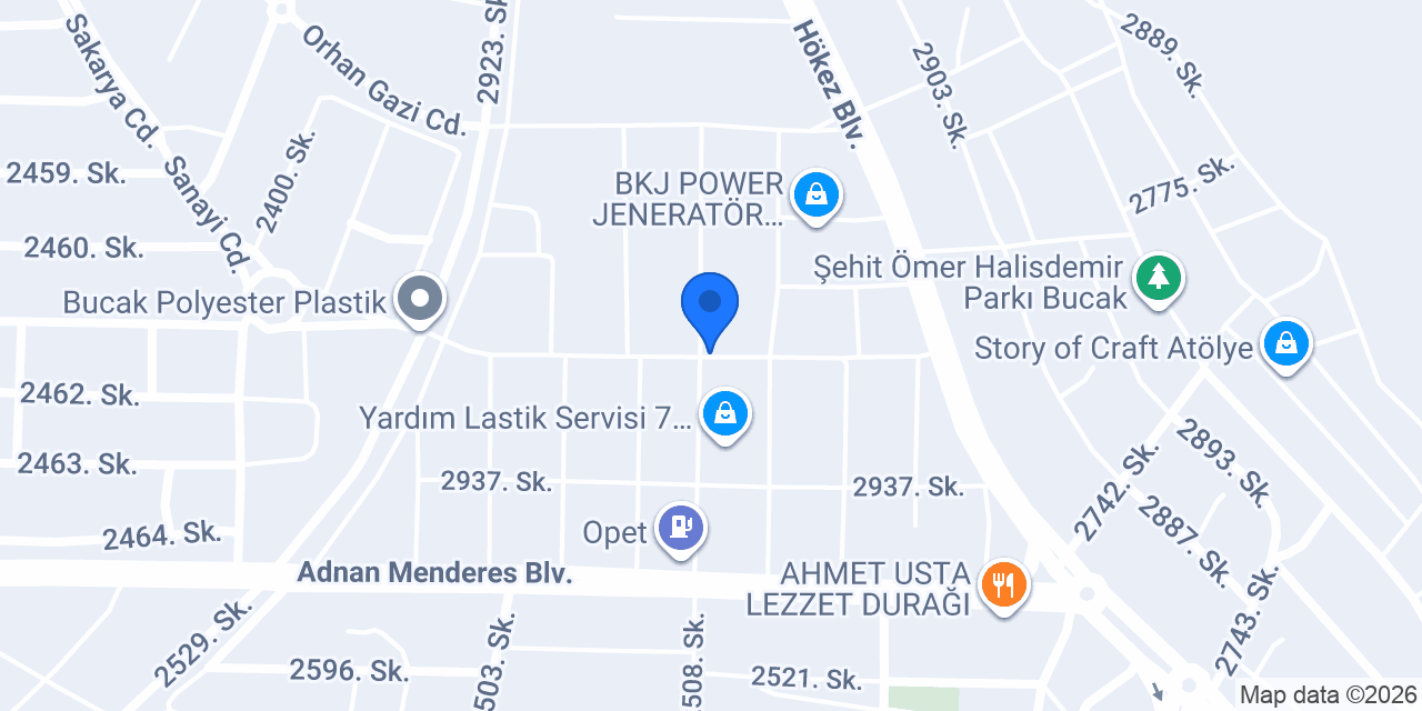 Başkan Cnc Ahşap İşleme Merkezi konumu
