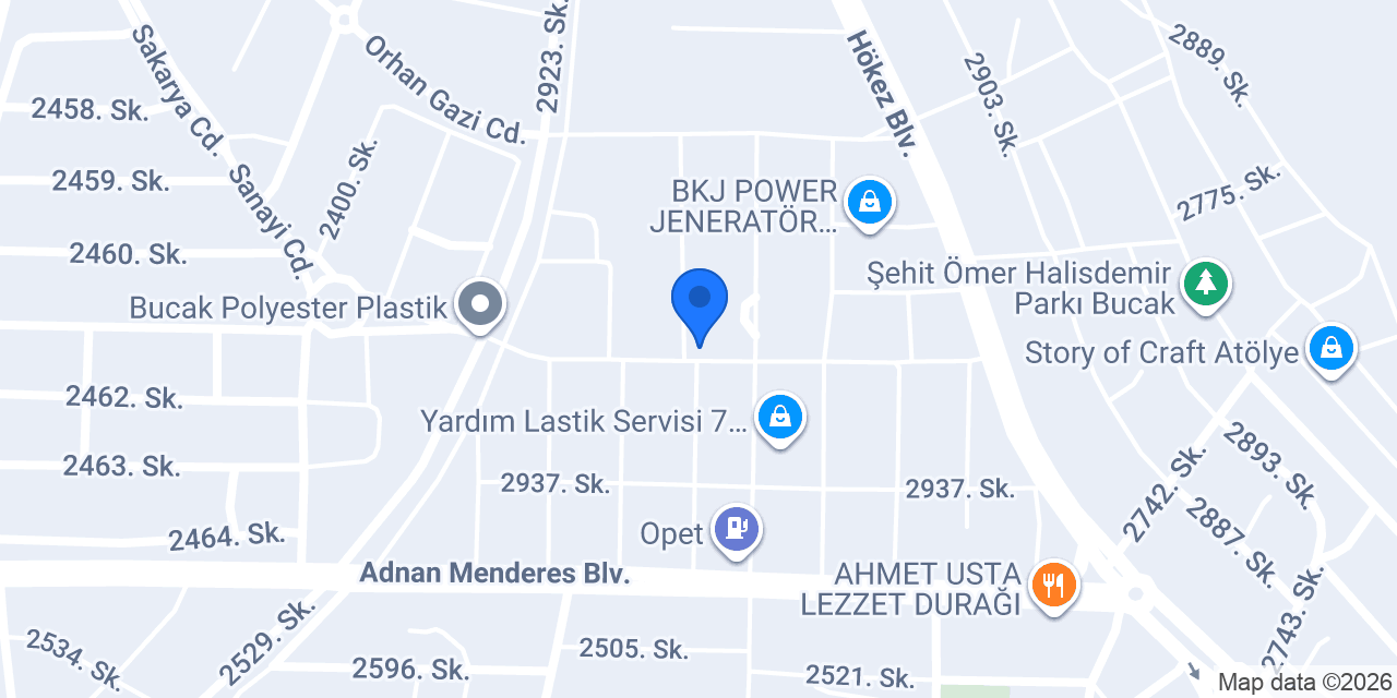KMK Korkmaz İskele Kalıp konumu