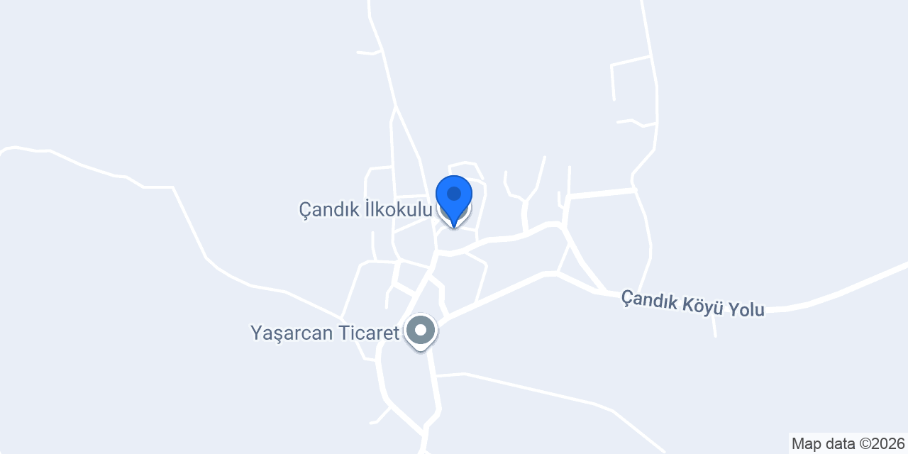 Çandık İlkokulu konumu