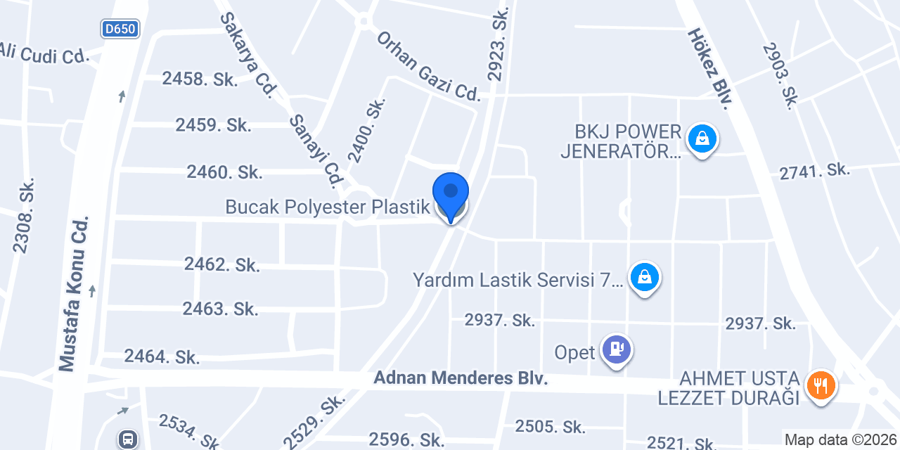 Bucak Öz Salepçi - Baki Öztürk konumu