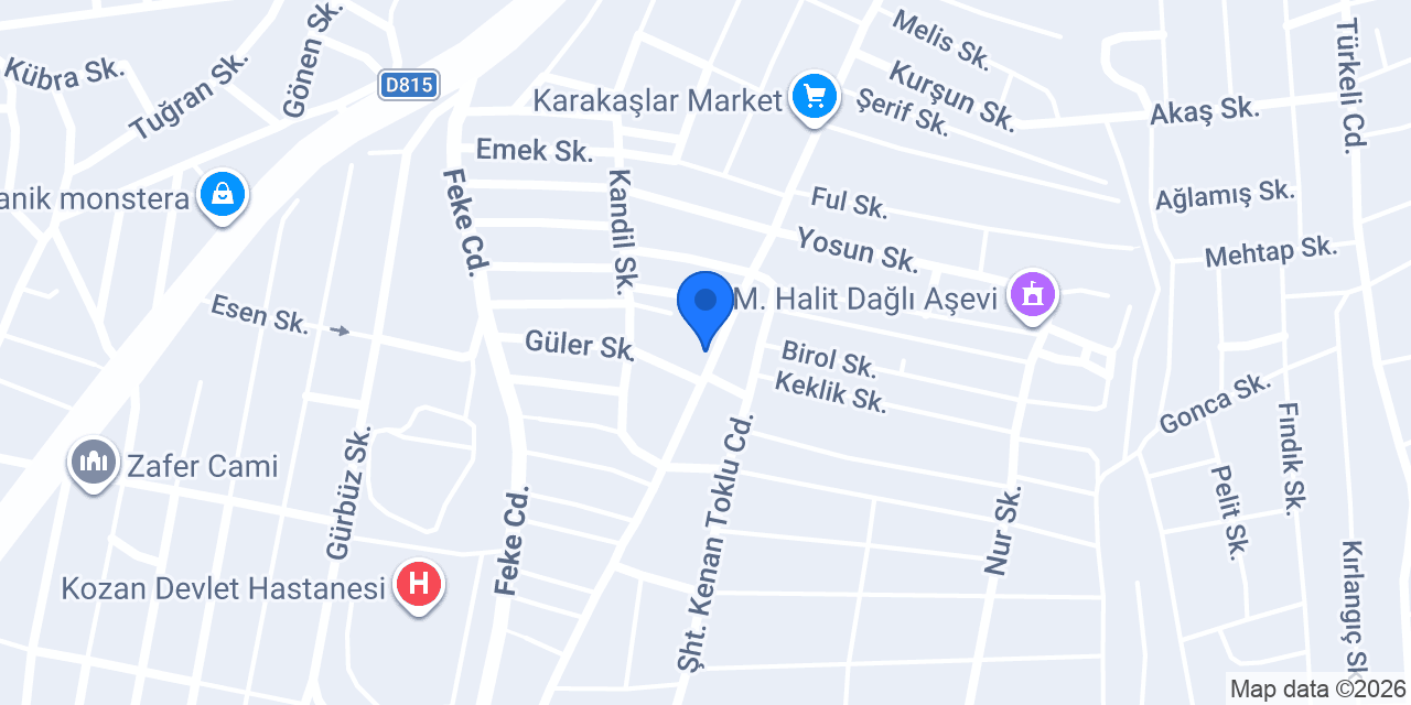 Koyuncuoğlu Elektrik konumu