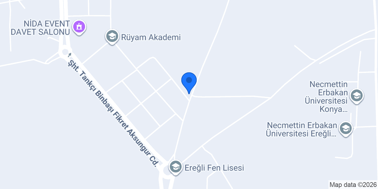 KONYA EREĞLİ APART konumu
