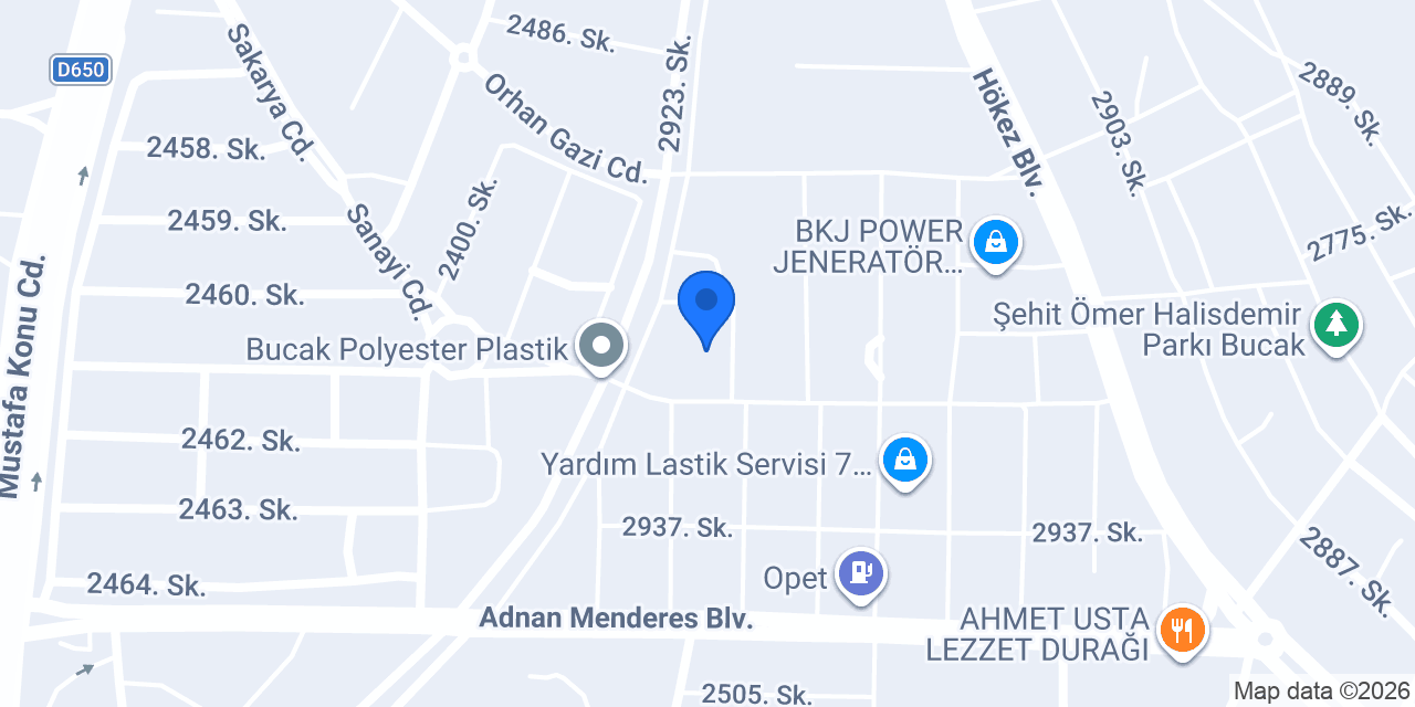 MES15 YAPI MALZEMELERİ konumu
