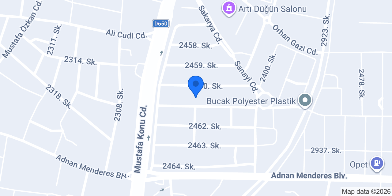 Sarılar Pompa konumu
