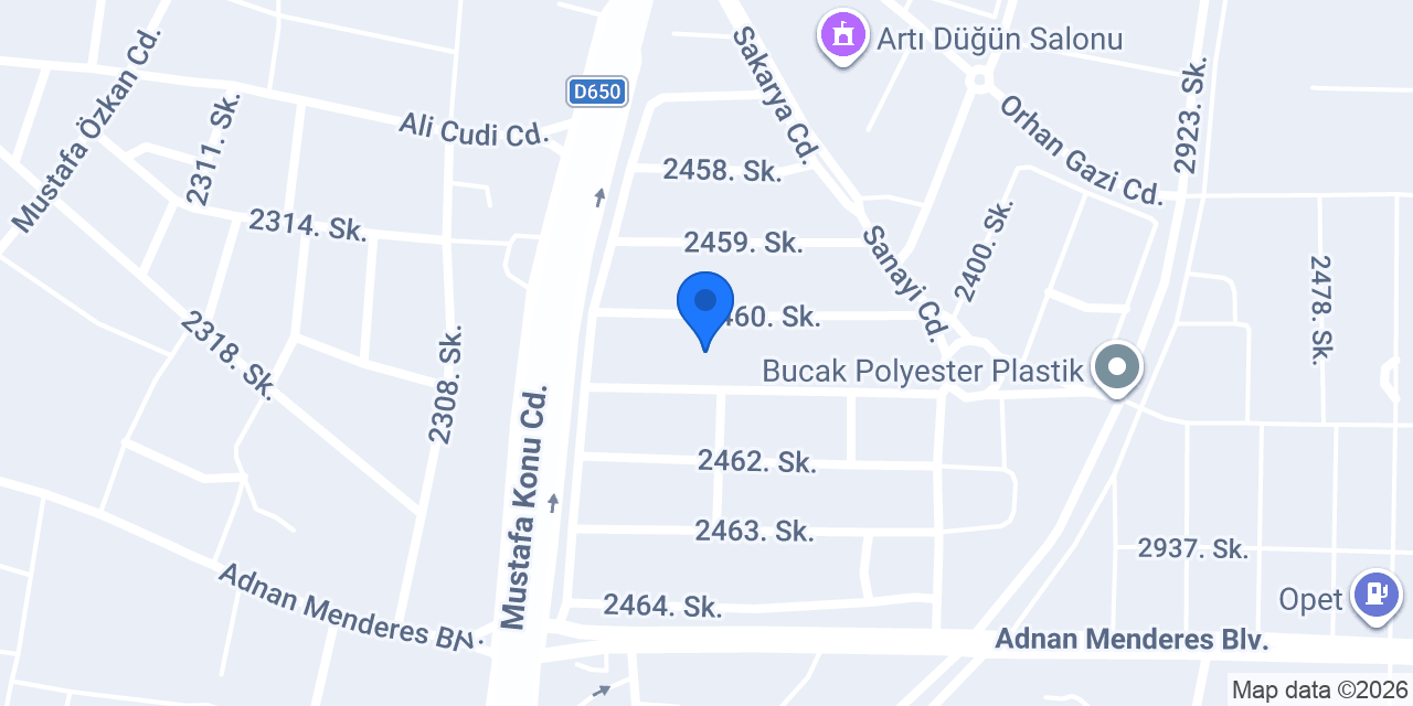 Uygun Oto Cam konumu