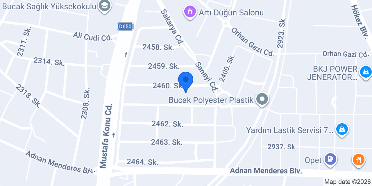 Yıldız Oto Kurtarma konumu