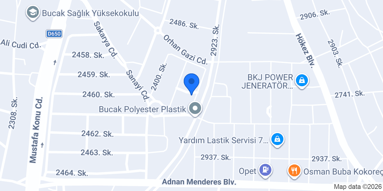SEDEF KERESTECİLİK MAD.NAK.TAAH.GIDA TİC.LTD.ŞTİ konumu