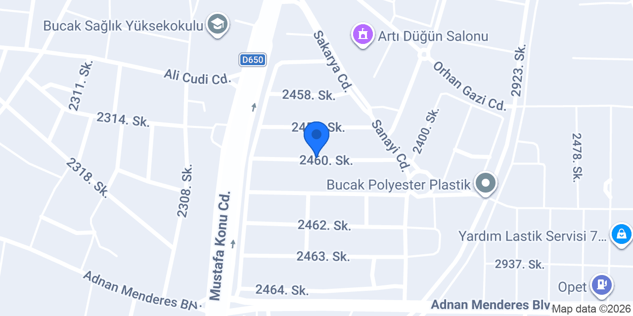 Oto Işlak konumu