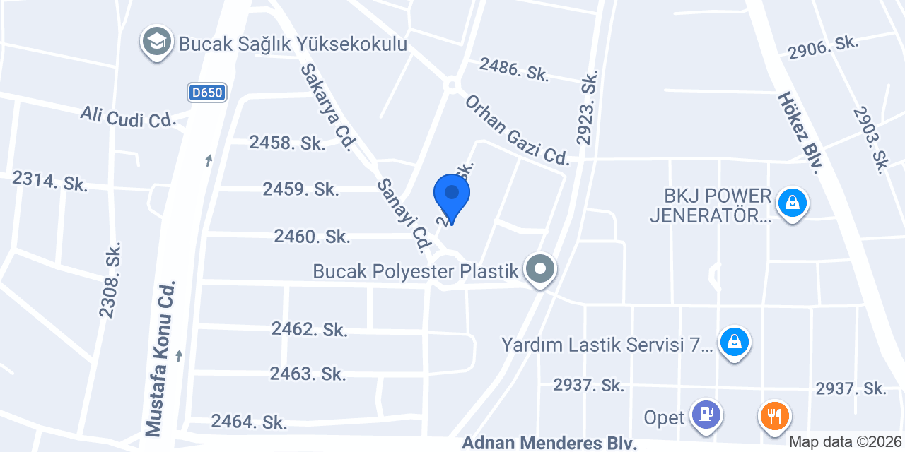 KOŞAYLAR DEMİR ÇELİK LAZER KONTEYNER konumu