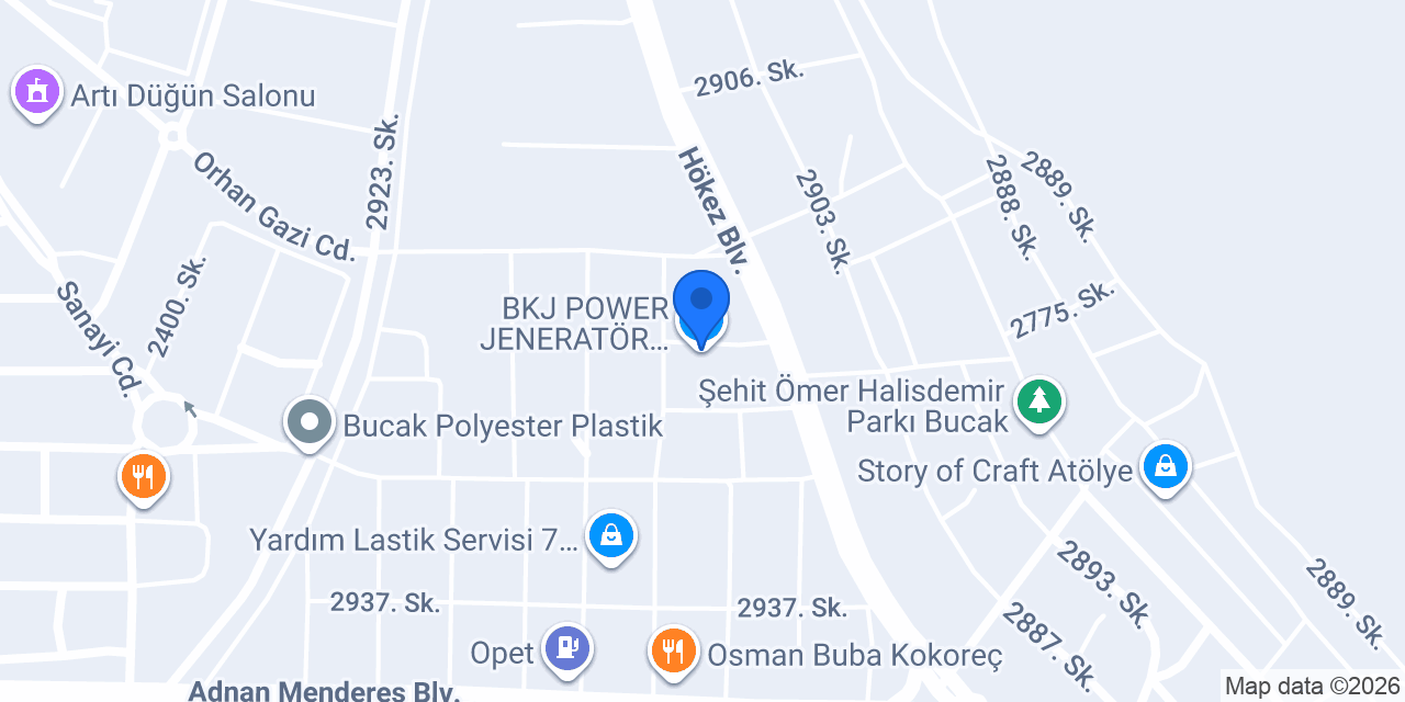 BKJ POWER JENERATÖR SİSTEMLERİ konumu