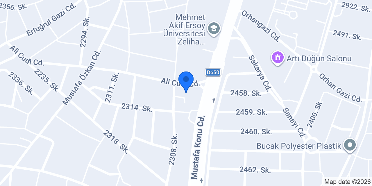 Bucak Mayda Apart konumu
