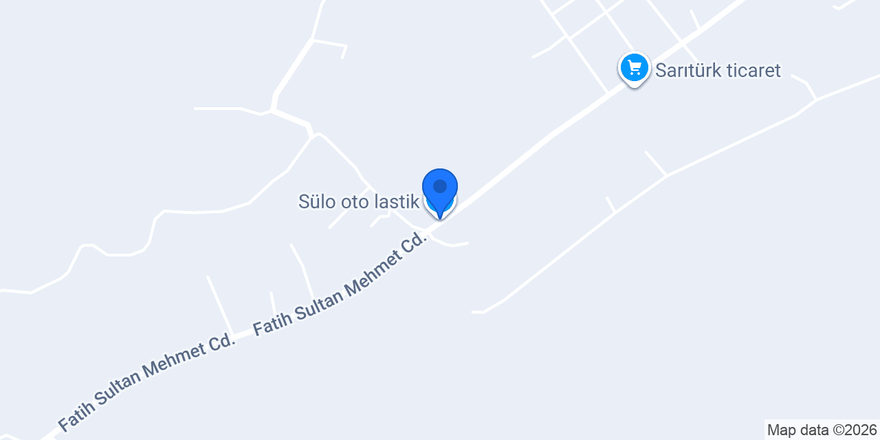Sülo oto lastik konumu