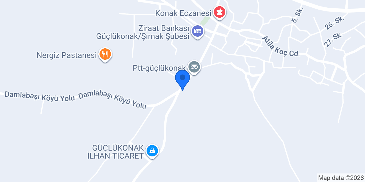 HASEL TARIM GÜÇLÜKONAK konumu