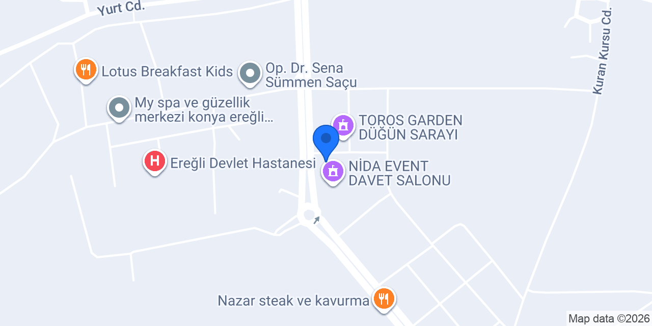 Kaya Eczanesi Konya Ereğli konumu