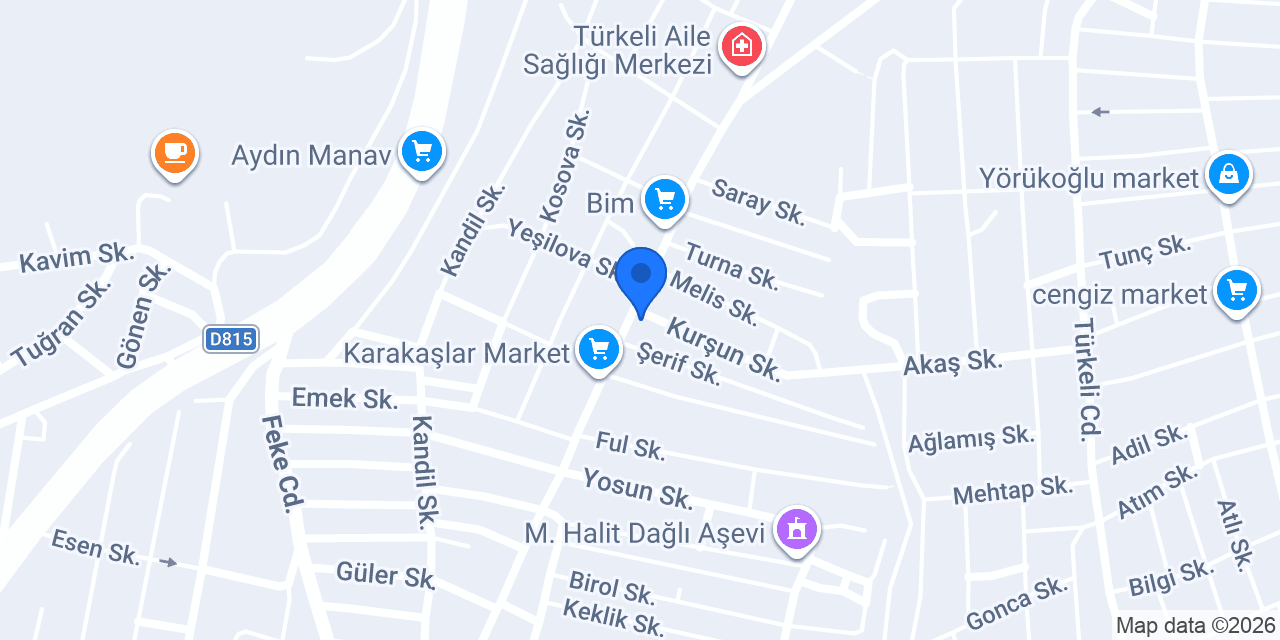 Doğanay Şarküteri konumu
