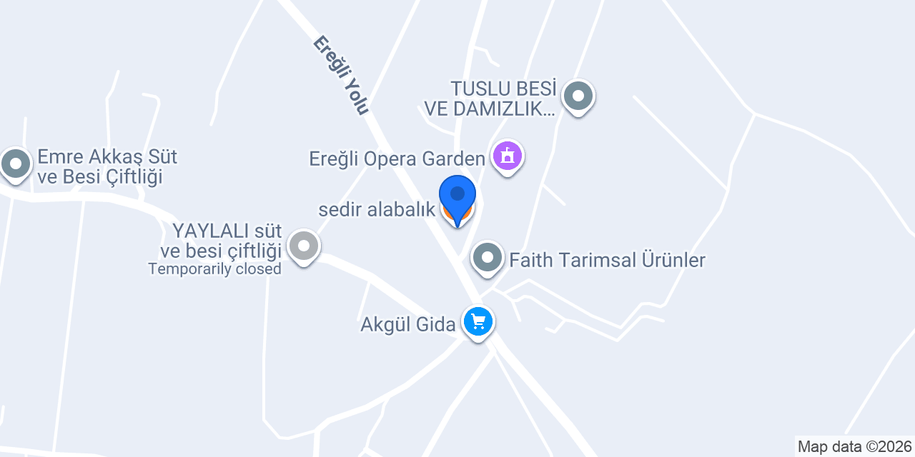 sedir alabalık konumu